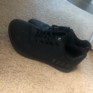 Nobull project black on black trainers